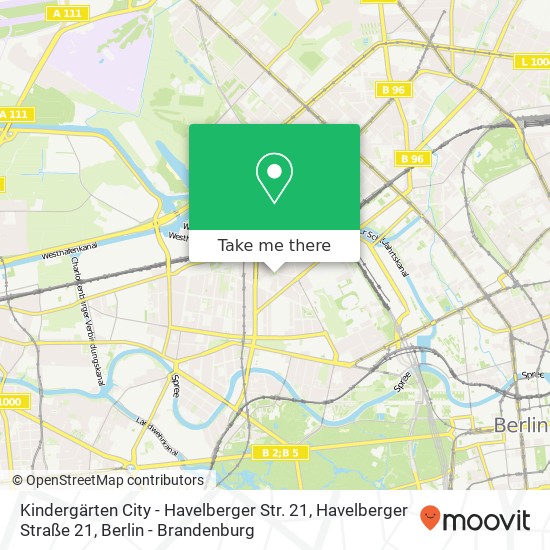 Kindergärten City - Havelberger Str. 21, Havelberger Straße 21 map