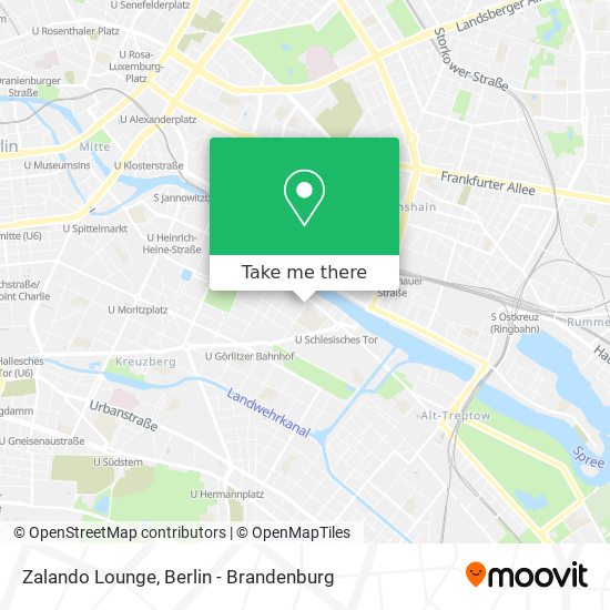interval wat betreft hoe te gebruiken How to get to Zalando Lounge in Kreuzberg by Subway, Bus, S-Bahn or Train?