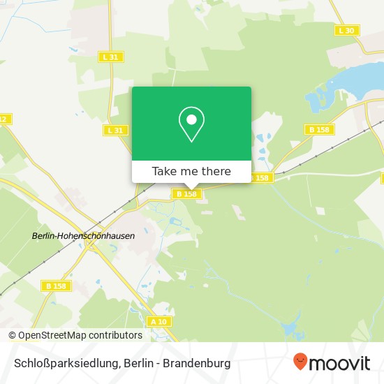 Schloßparksiedlung map