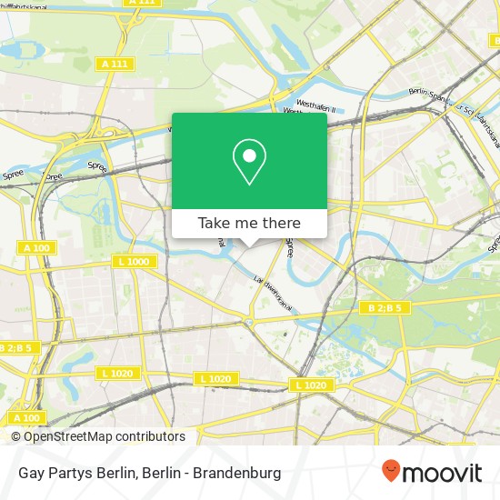 Gay Partys Berlin map