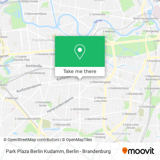 Park Plaza Berlin Kudamm map