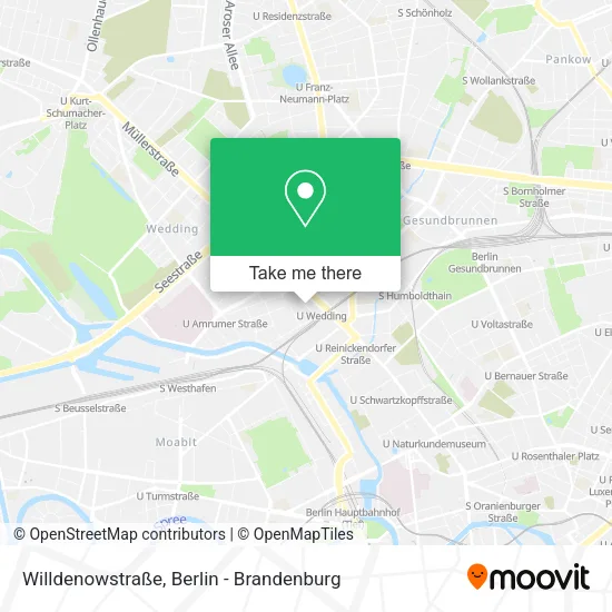 Карта Willdenowstraße