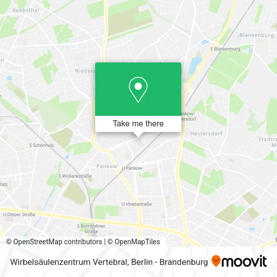 Карта Wirbelsäulenzentrum Vertebral