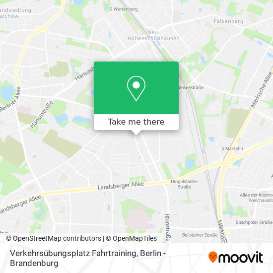 Verkehrsübungsplatz Fahrtraining map