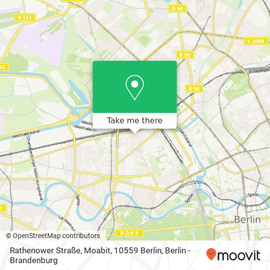 Rathenower Straße, Moabit, 10559 Berlin map