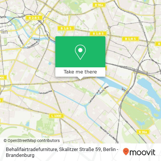 Behalifairtradefurniture, Skalitzer Straße 59 map