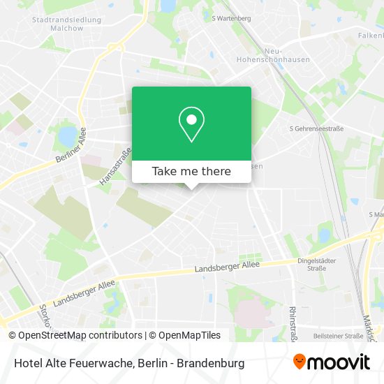 Hotel Alte Feuerwache map