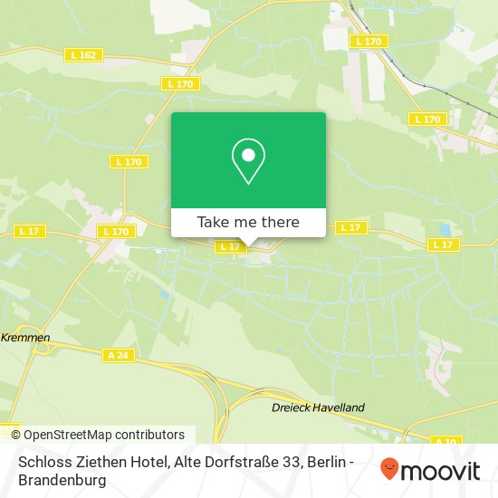 Schloss Ziethen Hotel, Alte Dorfstraße 33 map