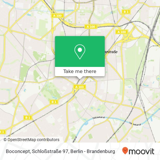 Карта Boconcept, Schloßstraße 97