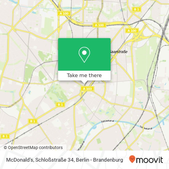 McDonald's, Schloßstraße 34 map