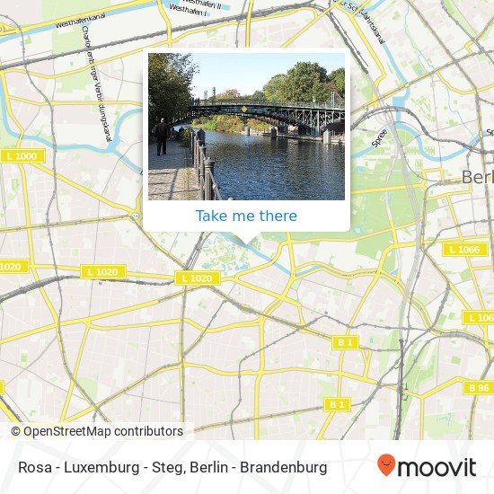 Rosa - Luxemburg - Steg, Lichtensteinallee map