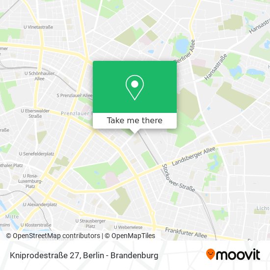 Карта Kniprodestraße 27