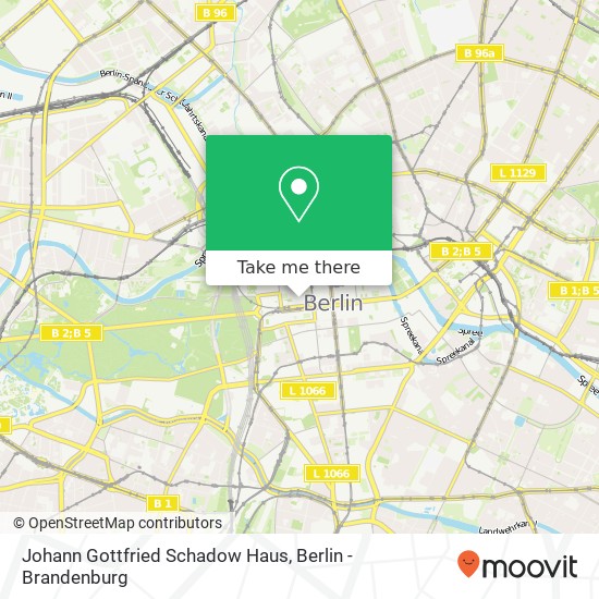 Johann Gottfried Schadow Haus map