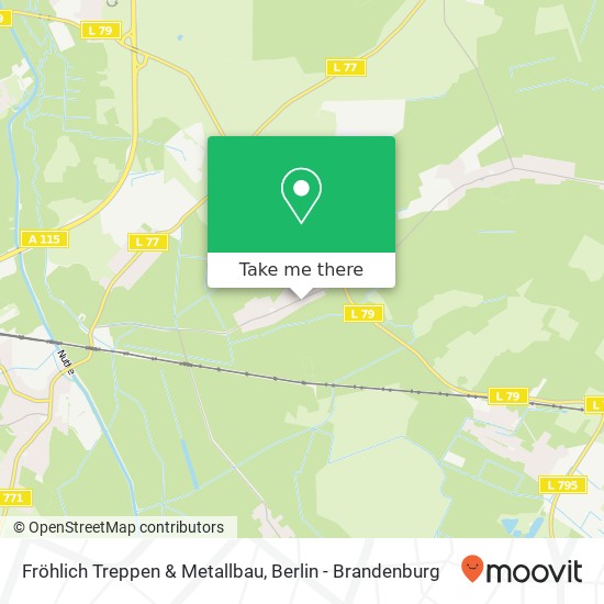 Карта Fröhlich Treppen & Metallbau, Zur Mühle