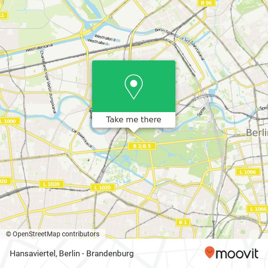 Hansaviertel map