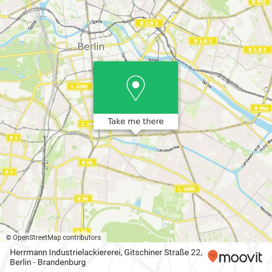 Herrmann Industrielackiererei, Gitschiner Straße 22 map