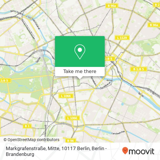 Markgrafenstraße, Mitte, 10117 Berlin map