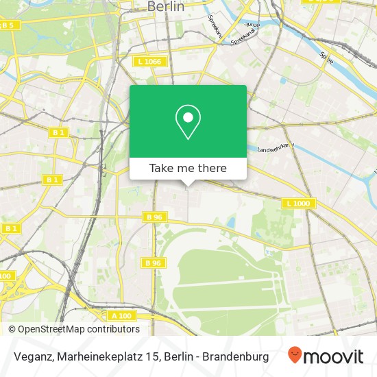 Veganz, Marheinekeplatz 15 map