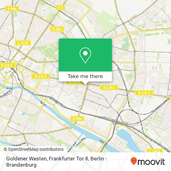 Карта Goldener Westen, Frankfurter Tor 8