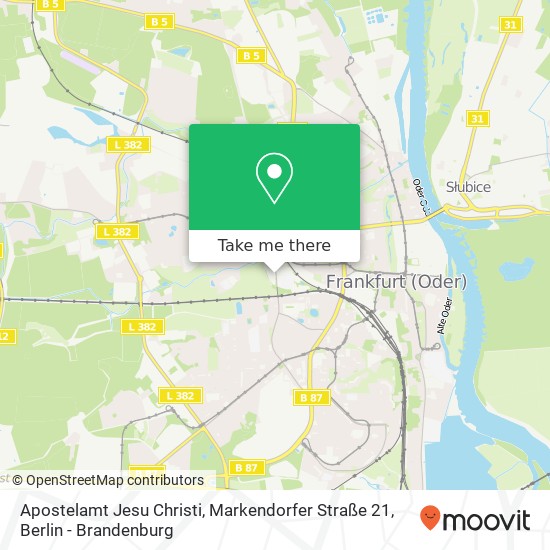 Apostelamt Jesu Christi, Markendorfer Straße 21 map