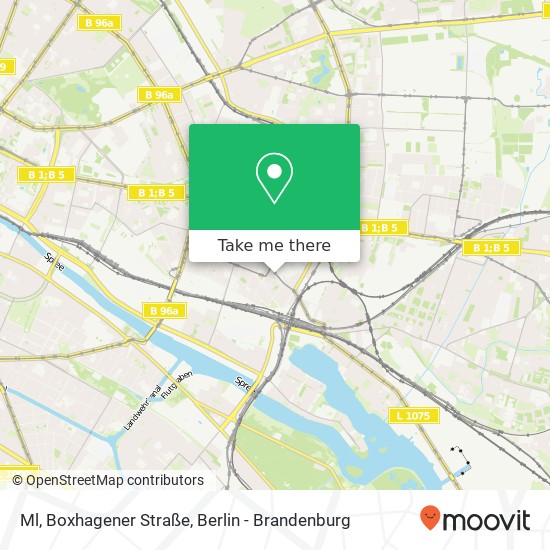 Ml, Boxhagener Straße map