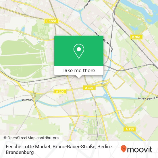 Fesche Lotte Market, Bruno-Bauer-Straße map