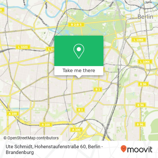 Карта Ute Schmidt, Hohenstaufenstraße 60