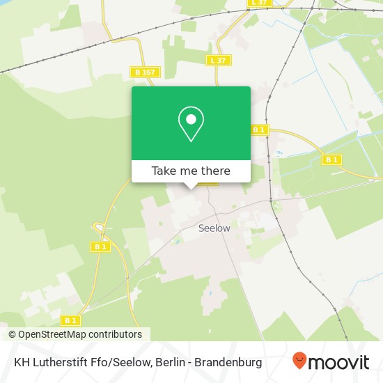 KH Lutherstift Ffo/Seelow map
