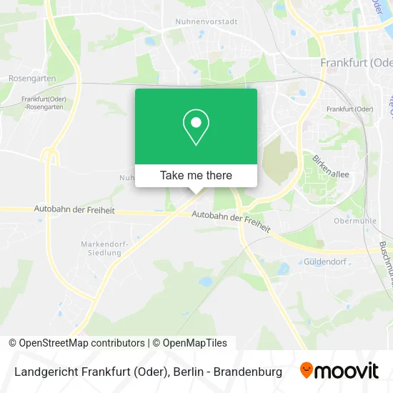 Карта Landgericht Frankfurt (Oder)