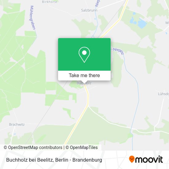 Buchholz bei Beelitz map