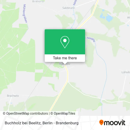 Карта Buchholz bei Beelitz