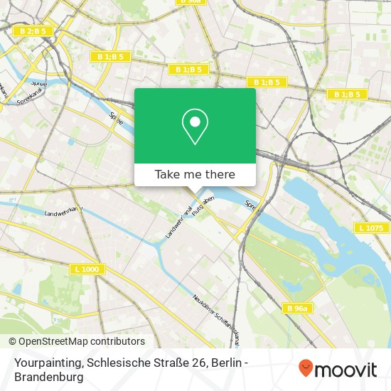 Карта Yourpainting, Schlesische Straße 26
