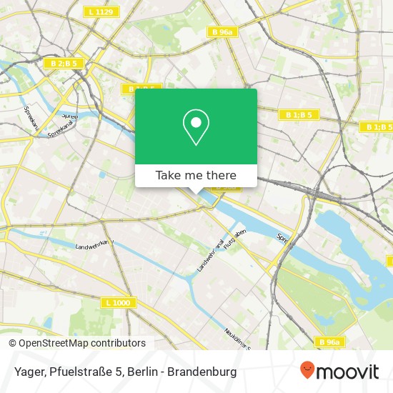 Yager, Pfuelstraße 5 map
