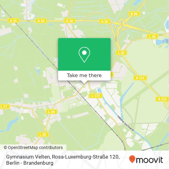 Gymnasium Velten, Rosa-Luxemburg-Straße 120 map