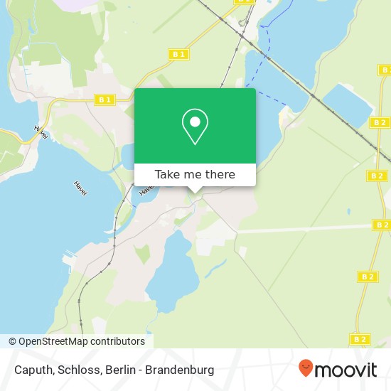 Карта Caputh, Schloss