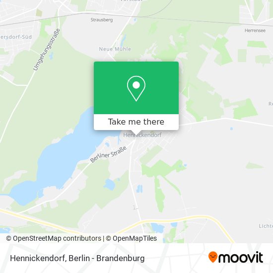 Hennickendorf map