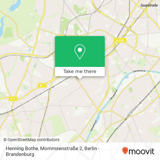 Карта Henning Bothe, Mommsenstraße 2