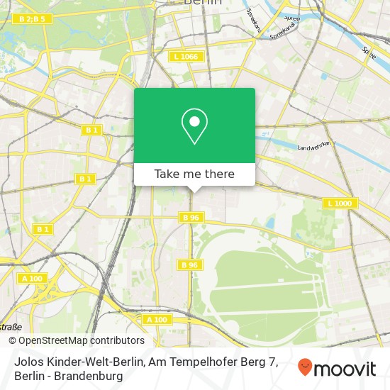 Jolos Kinder-Welt-Berlin, Am Tempelhofer Berg 7 map