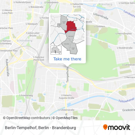 Berlin-Tempelhof map