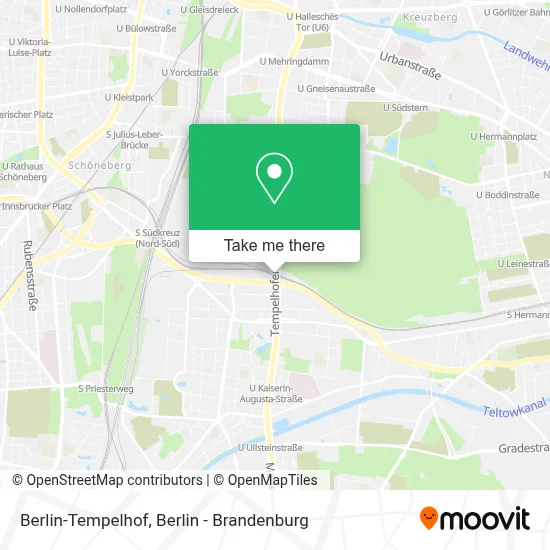 Berlin-Tempelhof map