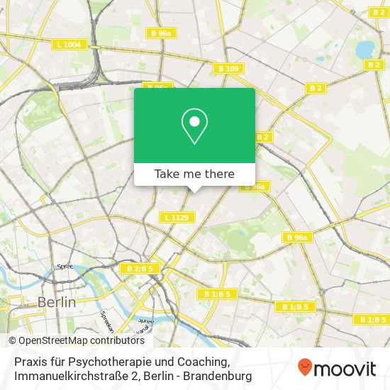 Praxis für Psychotherapie und Coaching, Immanuelkirchstraße 2 map