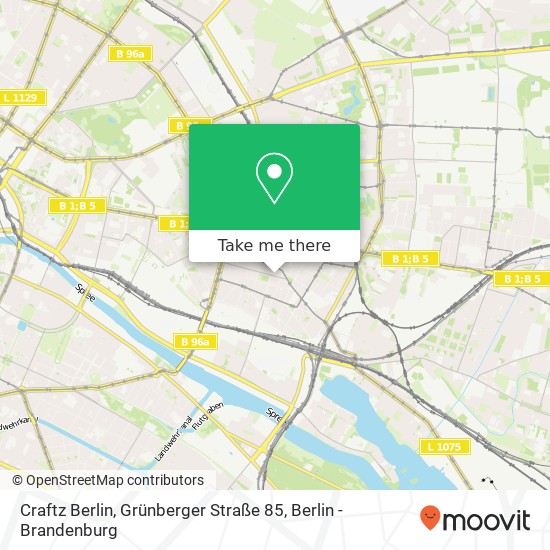 Craftz Berlin, Grünberger Straße 85 map