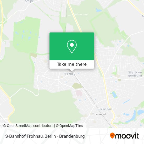 Карта S-Bahnhof Frohnau