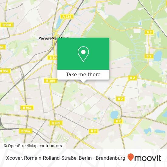 Xcover, Romain-Rolland-Straße map