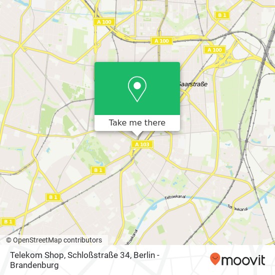 Telekom Shop, Schloßstraße 34 map