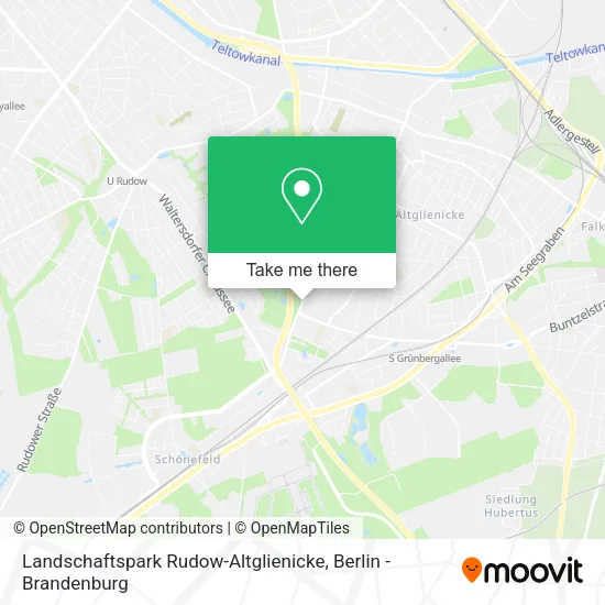 Карта Landschaftspark Rudow-Altglienicke