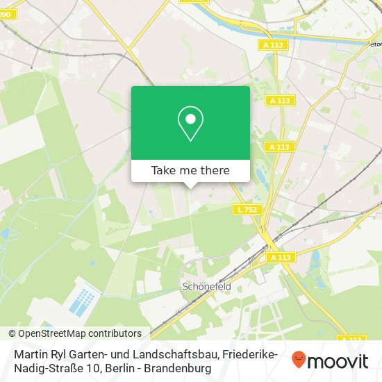Карта Martin Ryl Garten- und Landschaftsbau, Friederike-Nadig-Straße 10