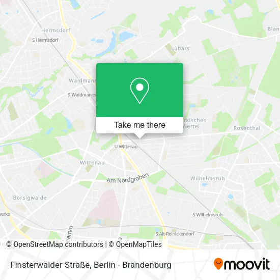 Карта Finsterwalder Straße