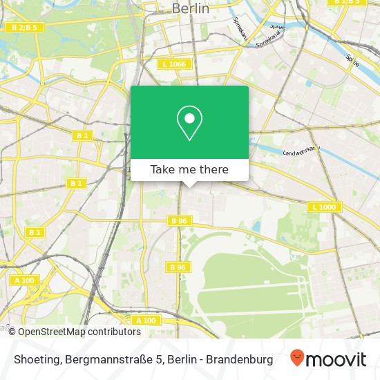 Карта Shoeting, Bergmannstraße 5