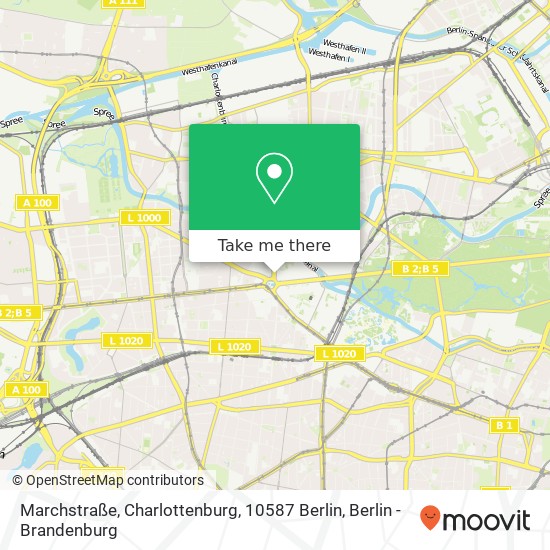 Marchstraße, Charlottenburg, 10587 Berlin map